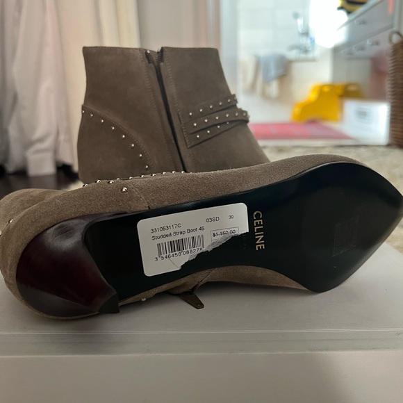 Celine studded strap boots - Picture 2 of 6